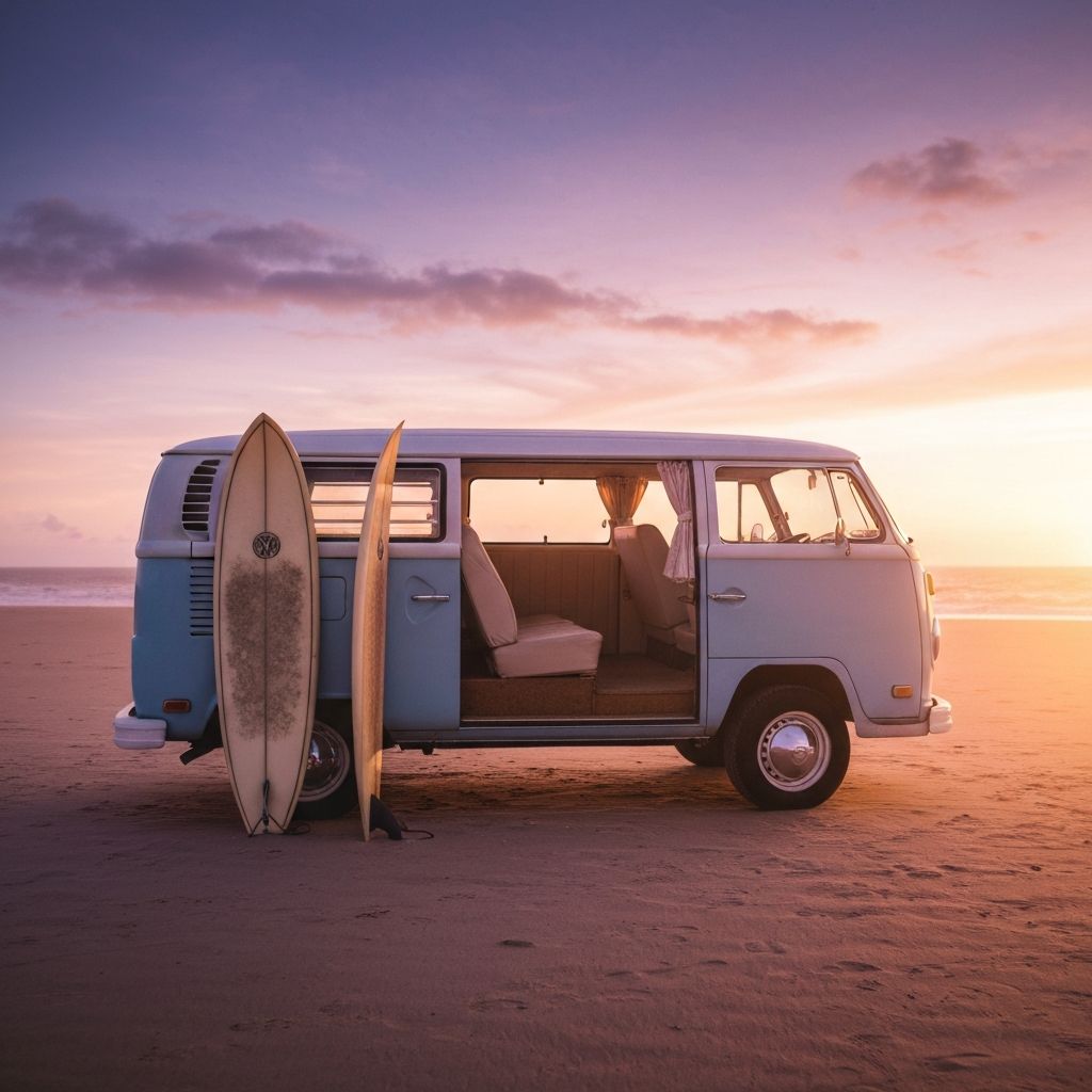 Beach Van Cannabis Vibes